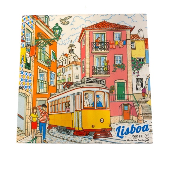 Portugal Lisbon Tile Art, by Reber - Picture 1 of 5